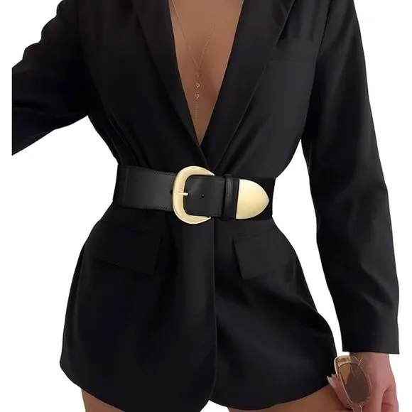 Fashion Thick Stretchy Belt, 15F-188Belt002 - Picture 1 of 4